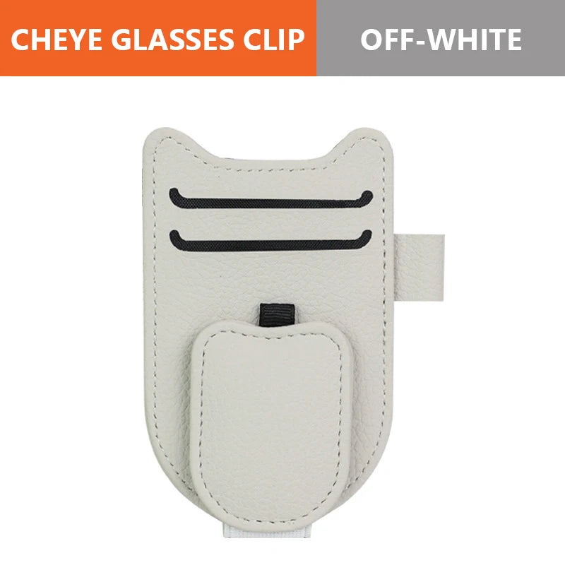 SEAMETAL Car Sun Visor Glasses Holder Magnetic Eyeglasses Hanger Clip
