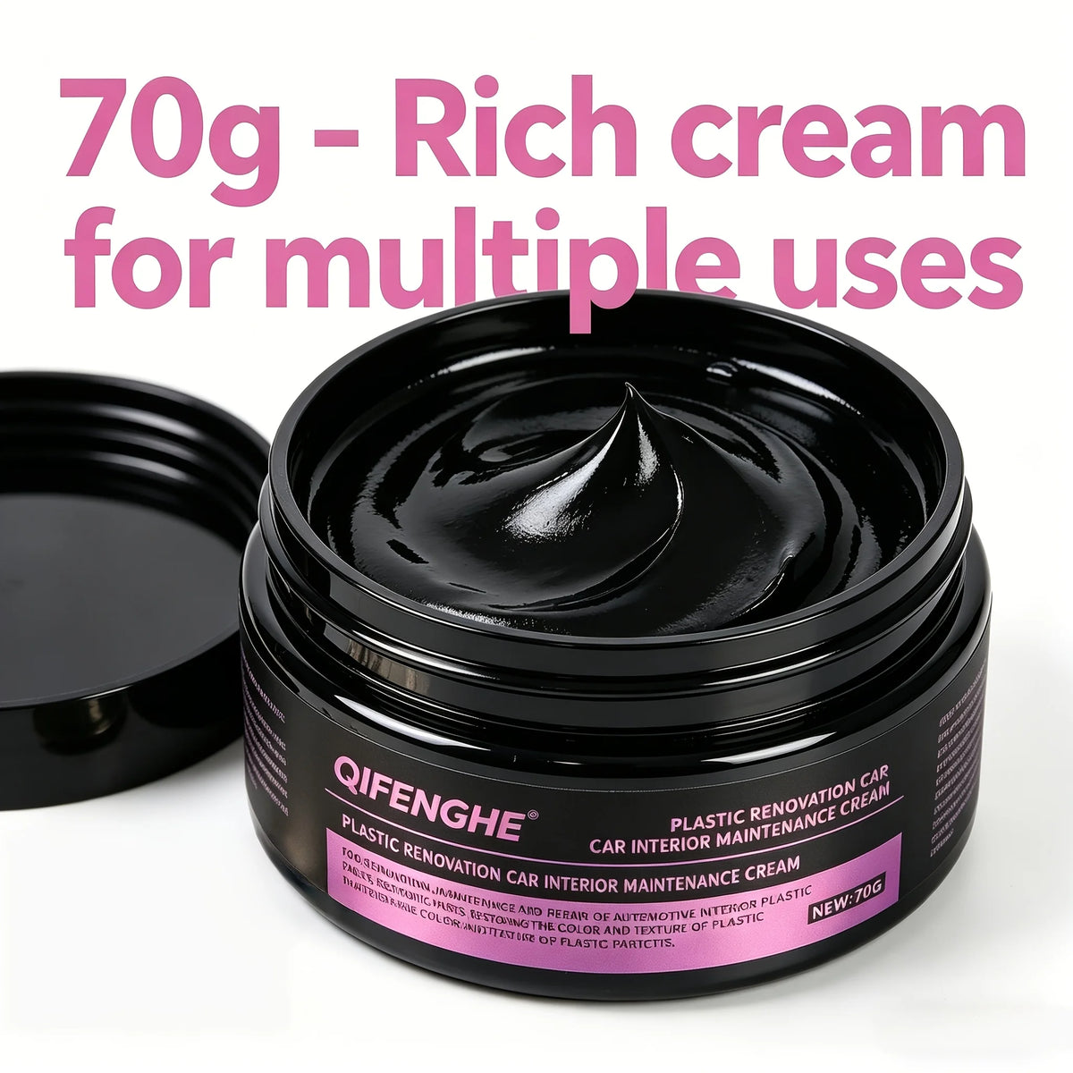 400g Heavy-Duty Car Plastic Renovator Wax - Fast-Acting Scratch Repair