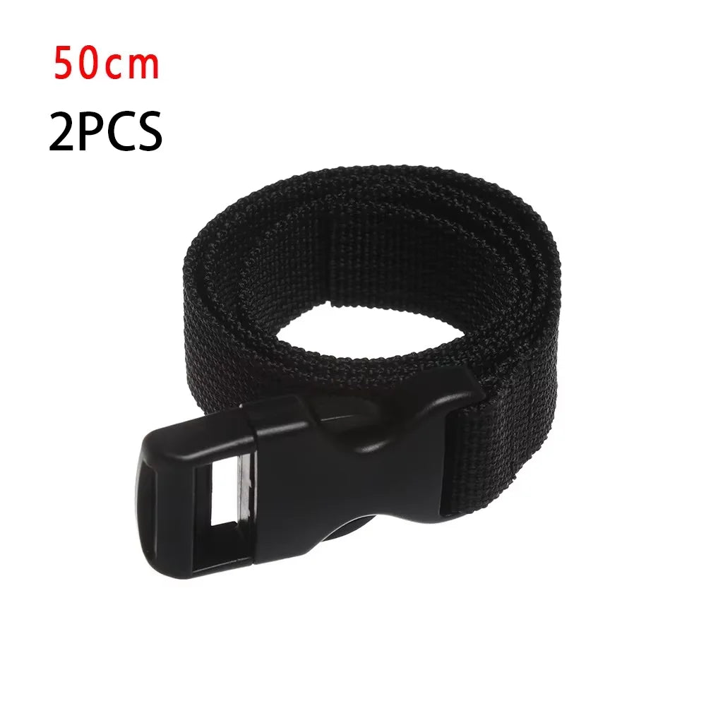 Travel Tied Nylon Cargo Tie Down Luggage Black Durable Lash Belt Strap With