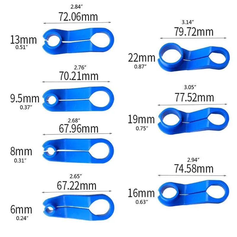 7Pcs AC Fuel Line Disconnect Tool Set Transmission Oil Cooler Line Quick
