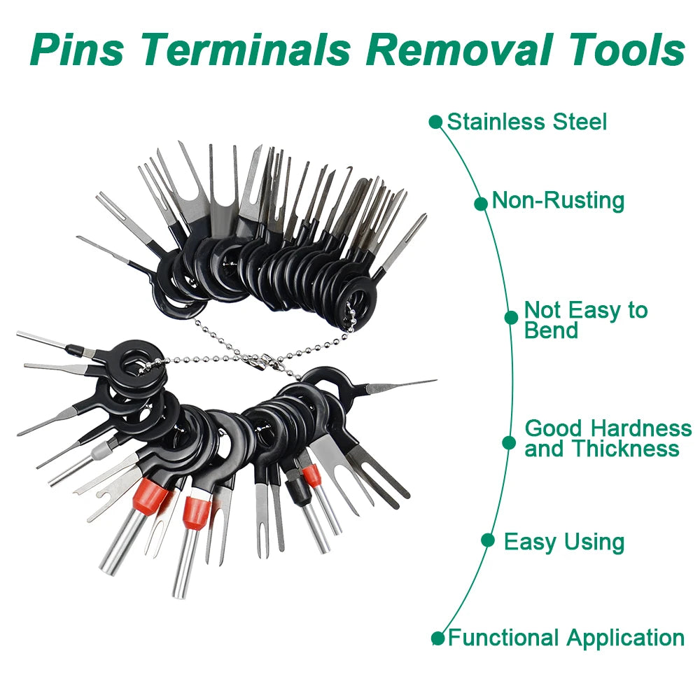 11/18/26Pcs Car Terminal Removal Repair Tools Electrical Wiring Crimp
