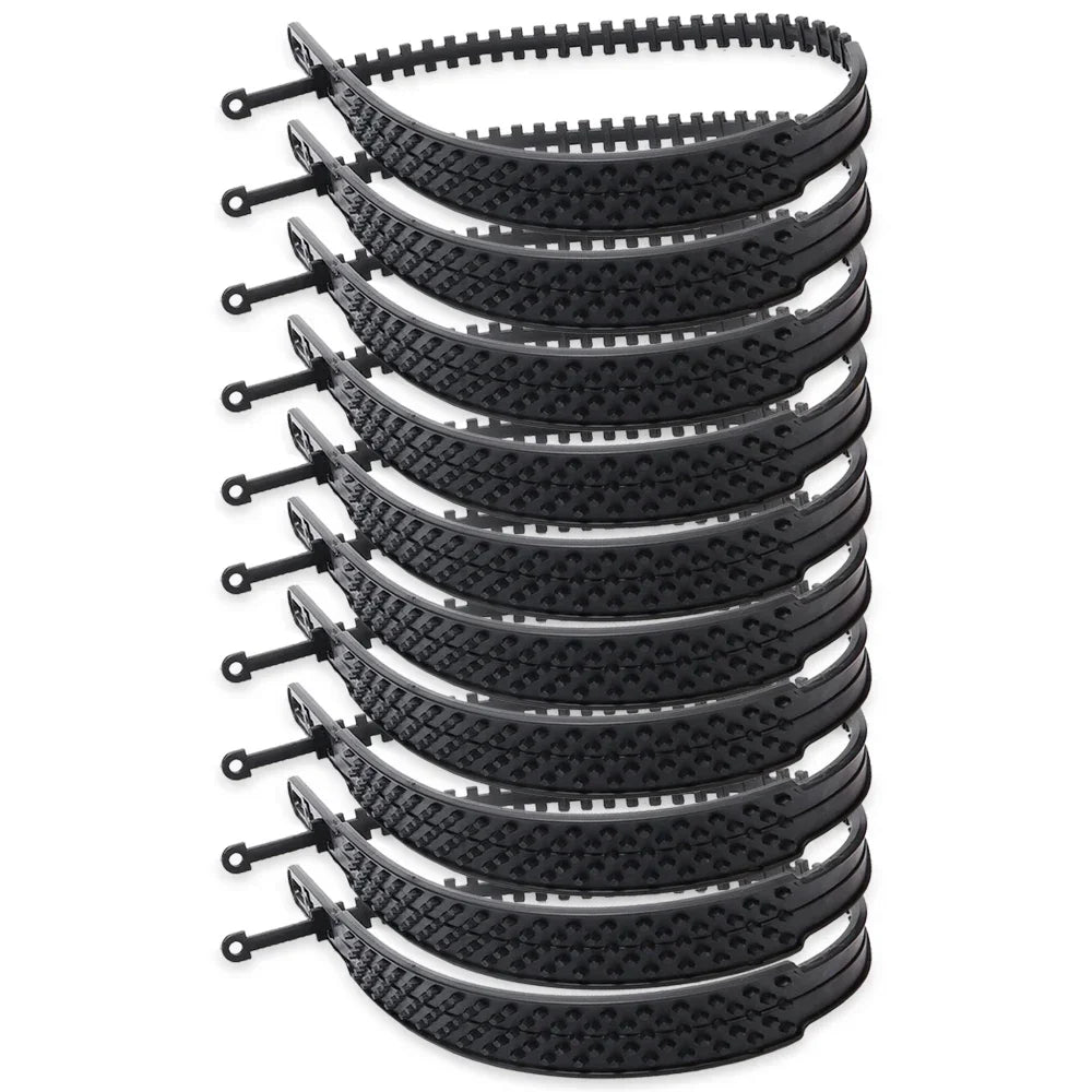 20/10pcs Plastic Snow Chain for Car Tire Widen Thick Crawler Anti Slip
