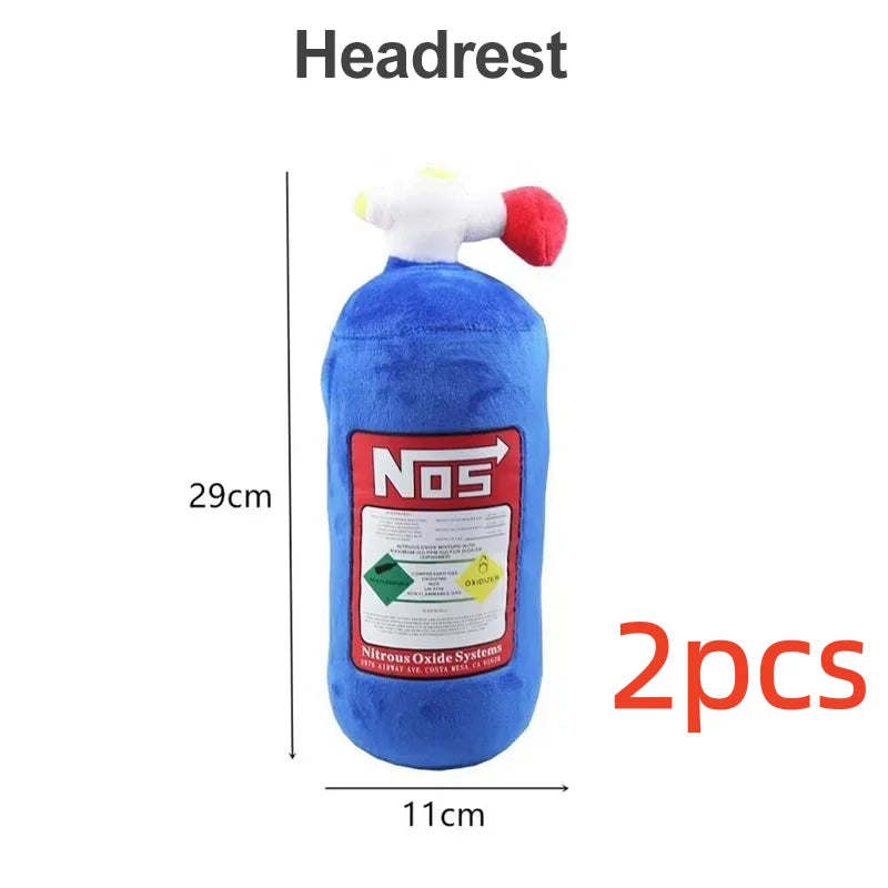 Car Neck Pillow Car Headrest for Driver Front Passenger Seat NOS Bottle