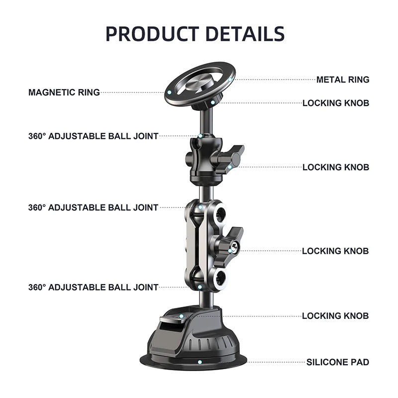 MagSafe Suction Cup Car Phone Holder