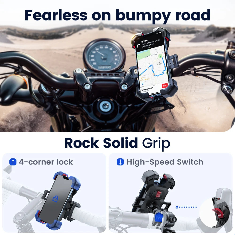 JOYROOM Bike Phone Holder 360 View Bicycle 4 7-7 Inch Mobile Stand
