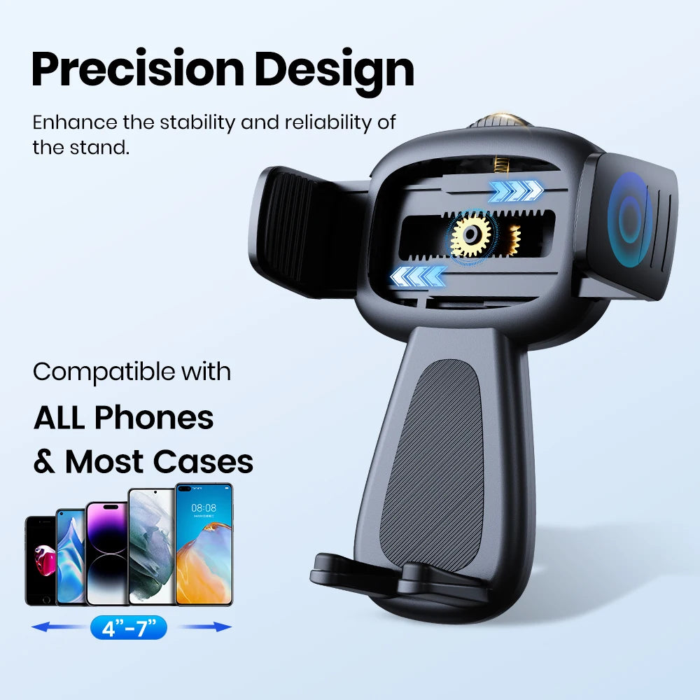 TOPK 360° Air Vent Car Phone Holder with Metal Clip