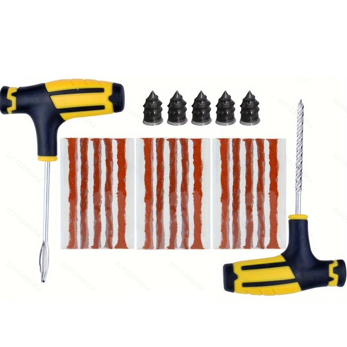 Pro Car Tire Repair Kit Emergency Tyre Puncture Plug Strips Tool for Truck