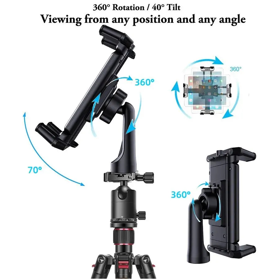 Tripod Monopod Universa Holder Mount Stand Compatible 7 - 15 Tablets