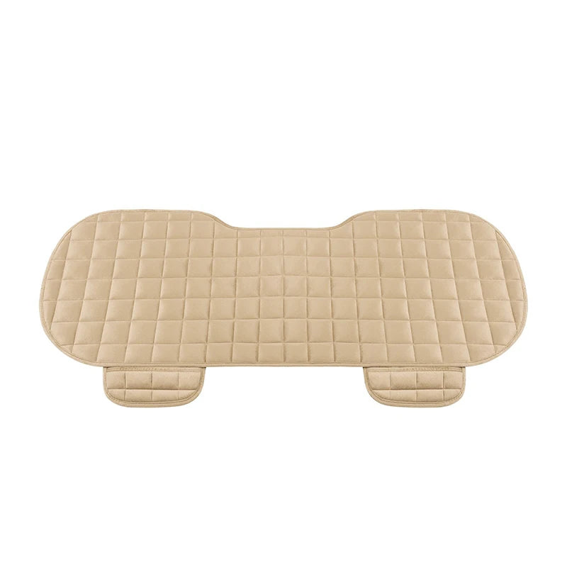Car Seat Cover Front Rear Flocking Cloth Cushion Non Slide Winter Auto
