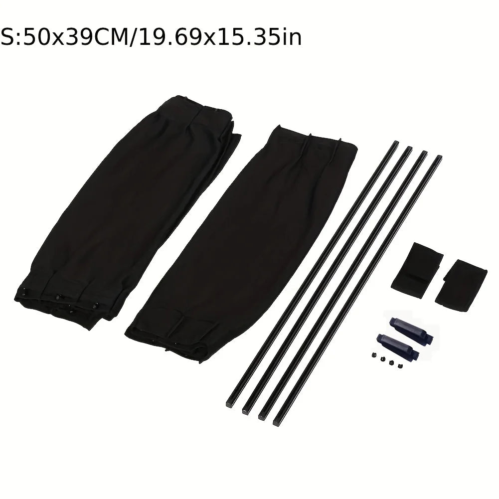 Car Window Shades 2pcs Foldable Sun Visor UV Protection