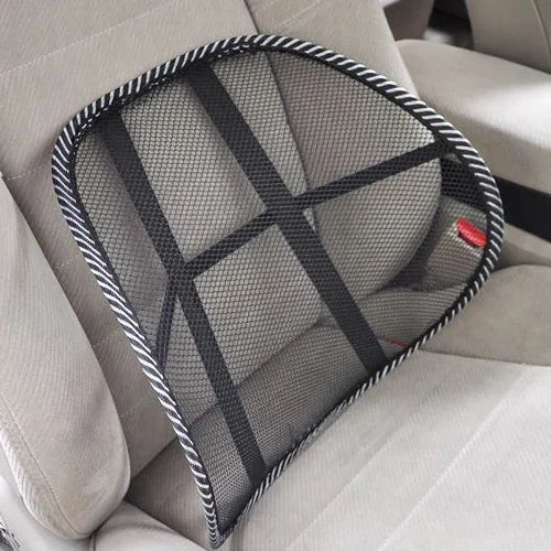Ventilate Mesh Car Lumbar Back Support Cushion Ergonomic Back Brace Massage