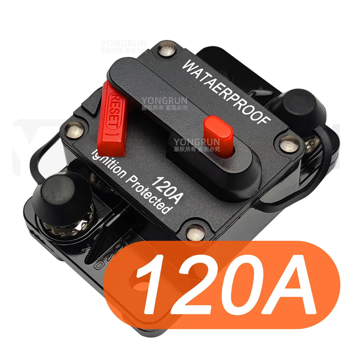 Car Audio System 20A To 300A Manual Reset Waterproof Marine Circuit Breaker