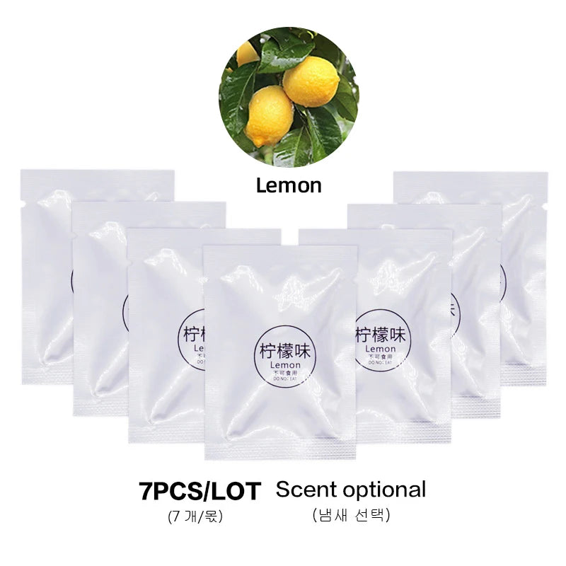 7pcs Car Air Freshener Supplement Solid Fragrance Scent Air Outlet Perfume