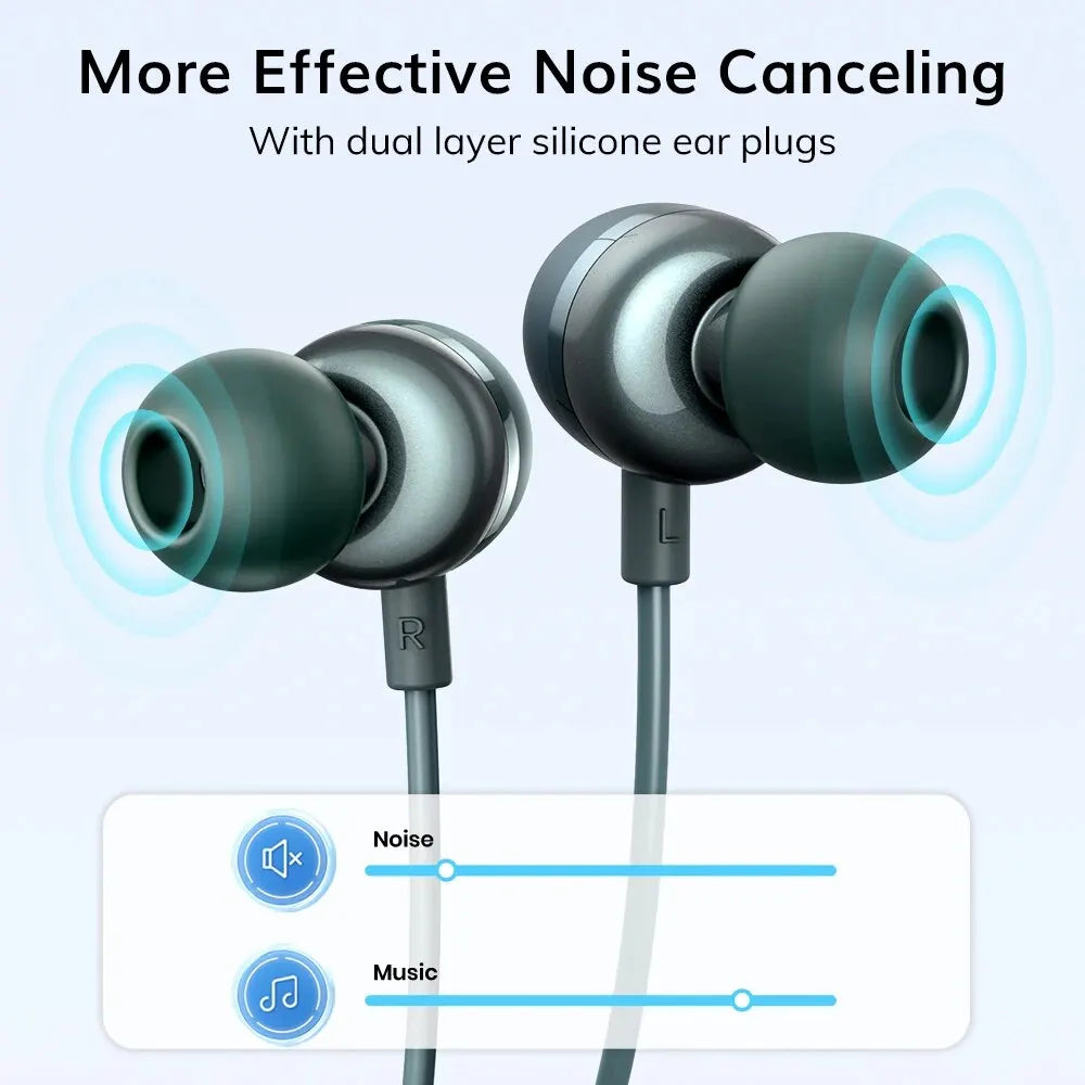TOPK 3 5mm Wired Headphones Ear Headset Earphones Microphone Bass Stereo