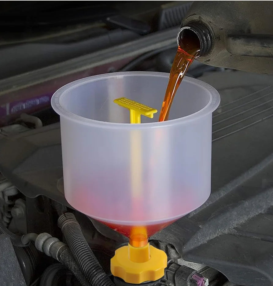 15 PCS set antifreeze funnel car coolant plastic funnel refrigerant filling
