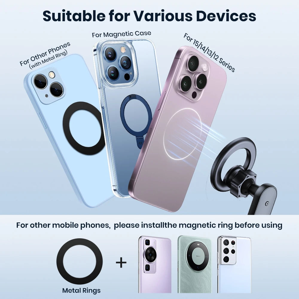 TOPK Mag-Safe Phone Holder Car Magnetic Phone Car Mount Air Vent Car Phone