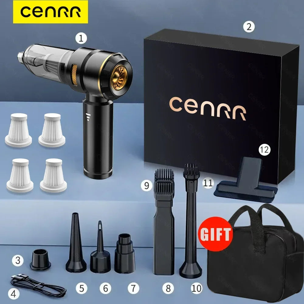 CENRR 998000PA Car Vacuum Cleaner Powerful Portable HandHeld Vacuum Cleaner