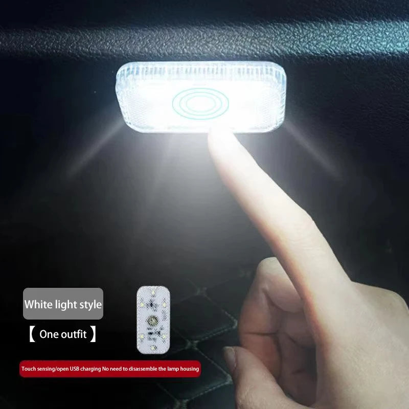 LED Touch Light Mini Wireless Car Interior Lighting Auto Roof Ceiling