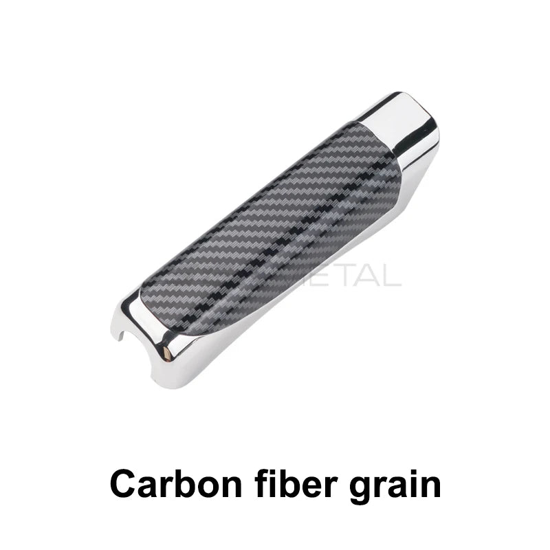 SEAMETAL Car Hand Brake Cover Handbrake Grips Protection Cover Carbon Fiber