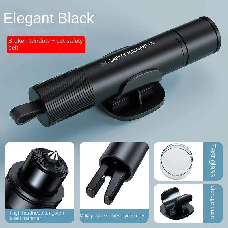 2 In 1 Car Safety Hammer Emergency Glass Breaker Cut The Seat Belt High
