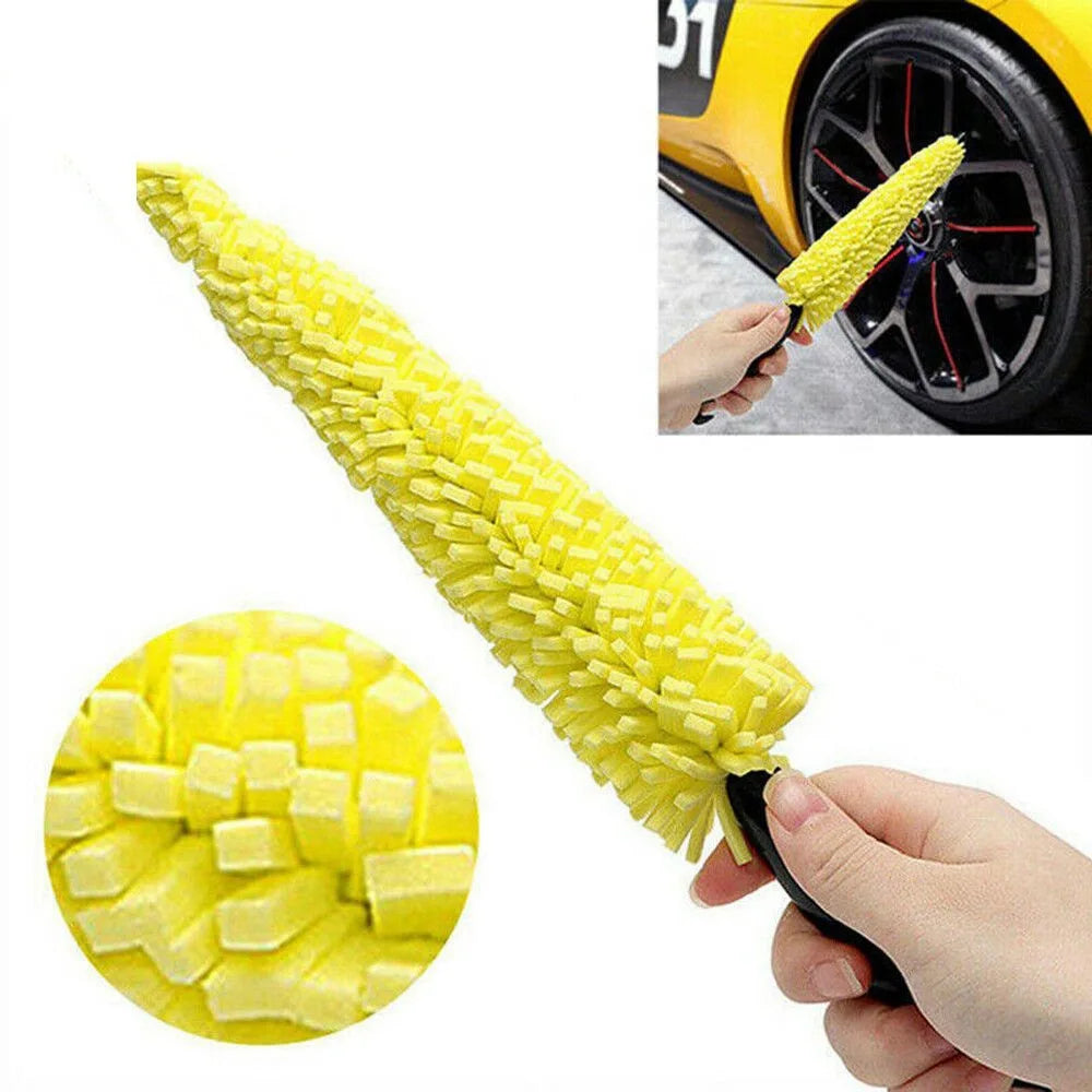 Car Tire & Wheel Rim Cleaning Brush Tool