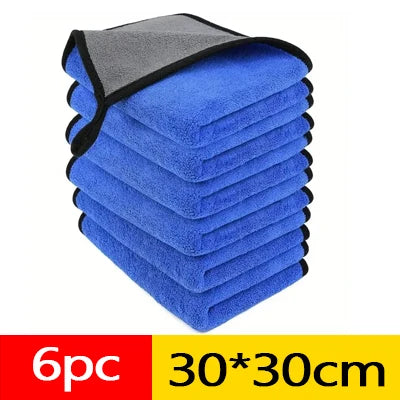 Microfiber Car Cleaning Towels - 1, 3 or 6 Pack