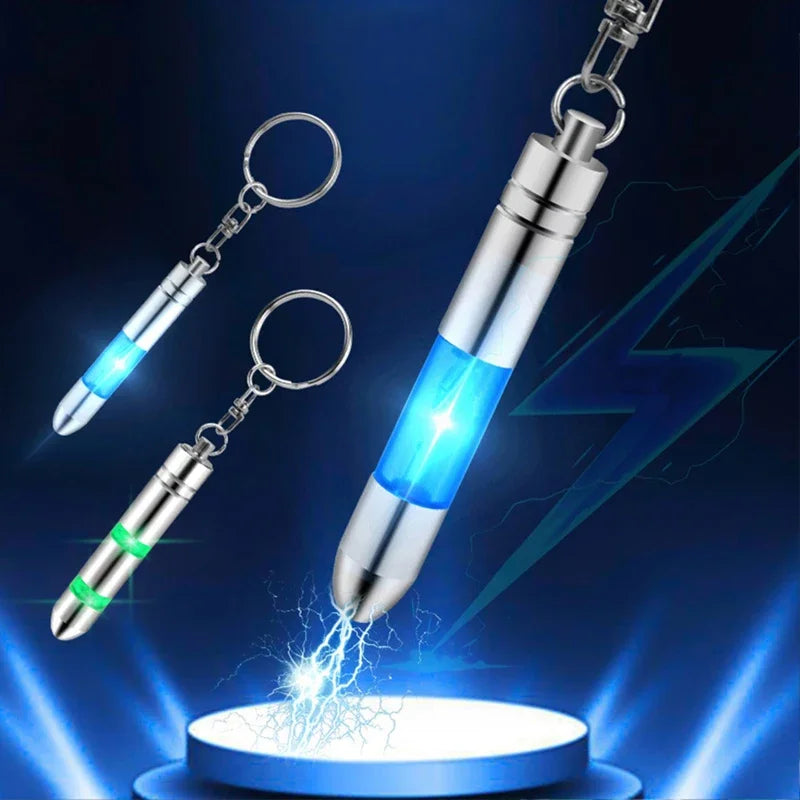 Static Rod Electrostatic Discharger Portable Anti-Static Keychain Winter