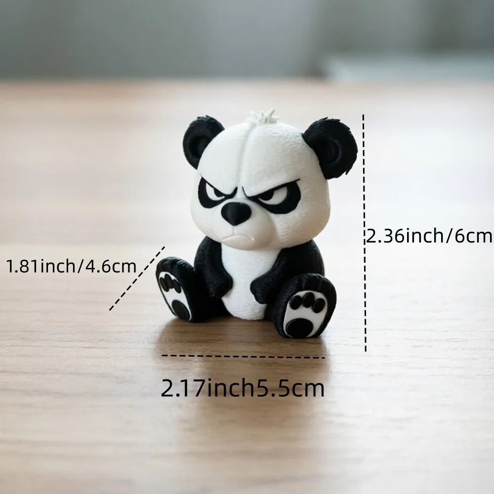 Panda Sculpture Ornament, Suitable for Home Decor, Car Decor, Easter