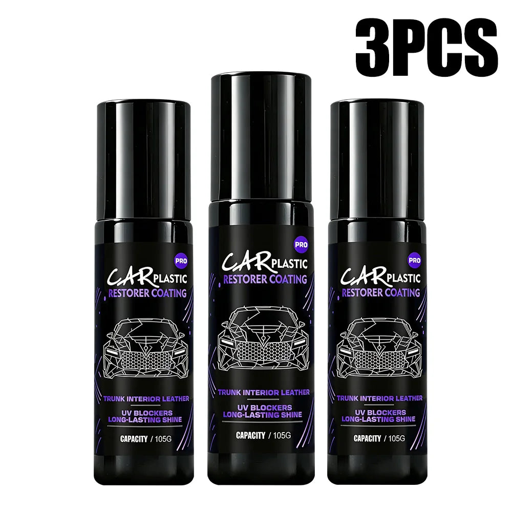 Car Plastic Restorer & Light Scratch Polish for Trim
