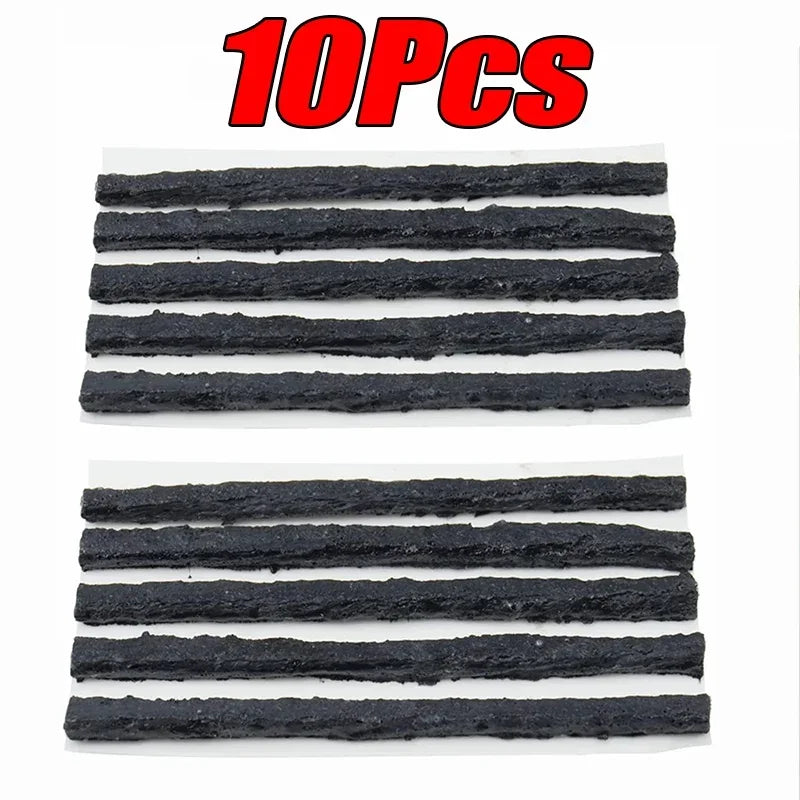 5-50Pcs Car Tire Repair Tool Kit with Rubber Strip Tubeless Tyre Puncture