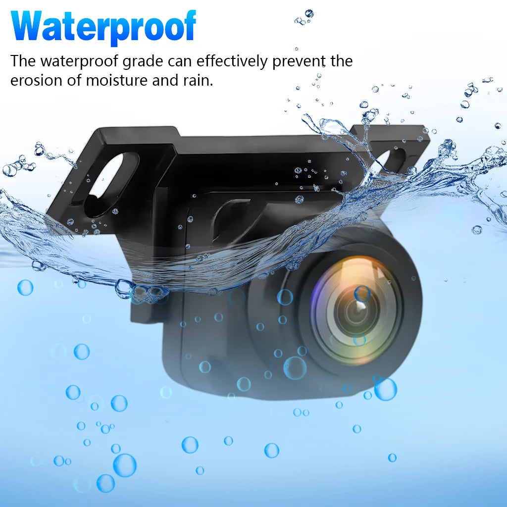 1080P Car Rear View Camera 170° Wide Angle Adjustable Anti-Interference