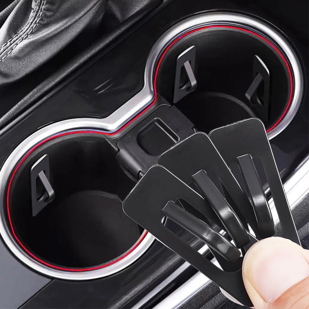 Car Cup Holder Limiter Fixing Clip Self-adhesive Auto Water Cup Slot Limit