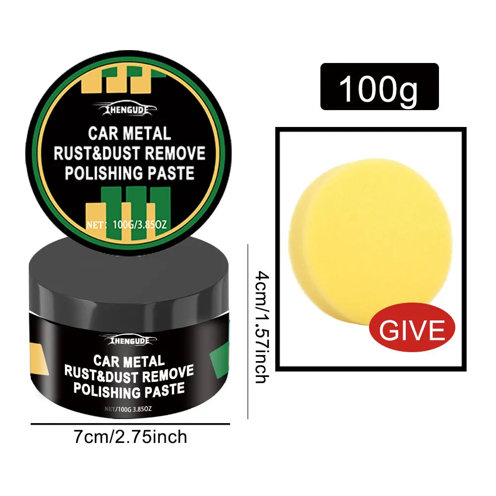 Car Rust Restoration Paste for Chrome Parts of Auto Rust And Fading on Car