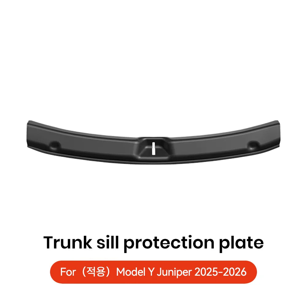 YZ For Tesla Model Y Juniper 2026 Trunk Sill Plate Protector TPE Rubber