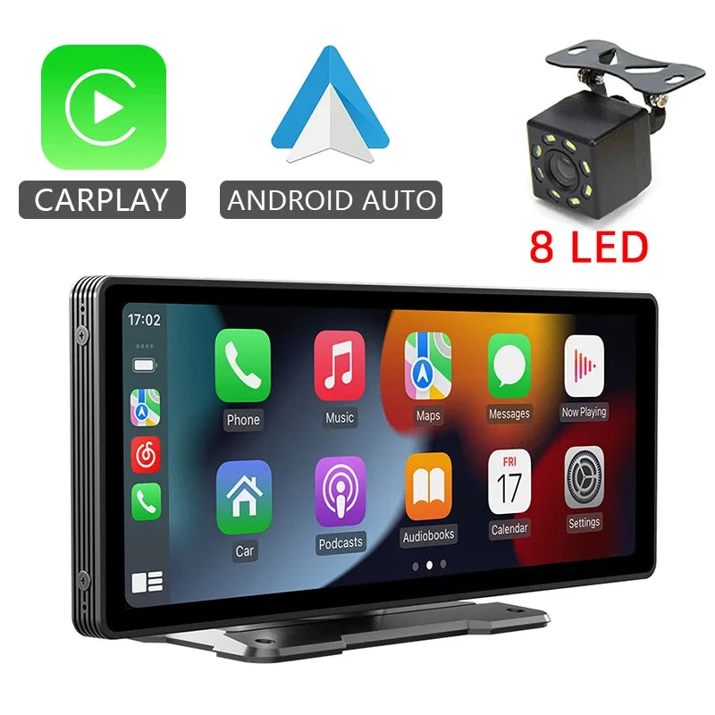 10.26" Car Mirror Radio Multimedia Video Player Wireless Carplay Android