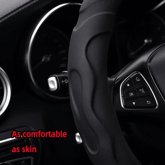 1 artificial Lamb Skin sense three-dimensional sports car steering wheel