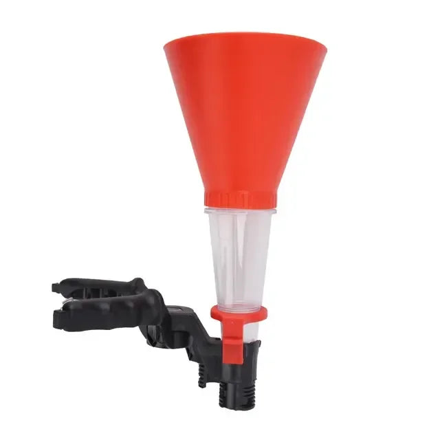 Car Engine Oil Funnel Set Precision Clamp Leak-Proof PVC Versatile Tool for