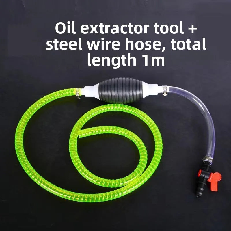 Car Fuel Pump Kit Cut Pipe Manual Hand Suction Pipe Pumping Durable 1 Pcs