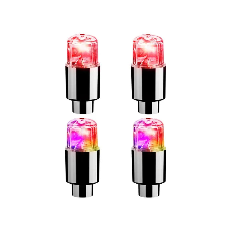 2-8Pcs Tire Valve Cap Lights Durable Tire Lights For Car Air Valve Caps