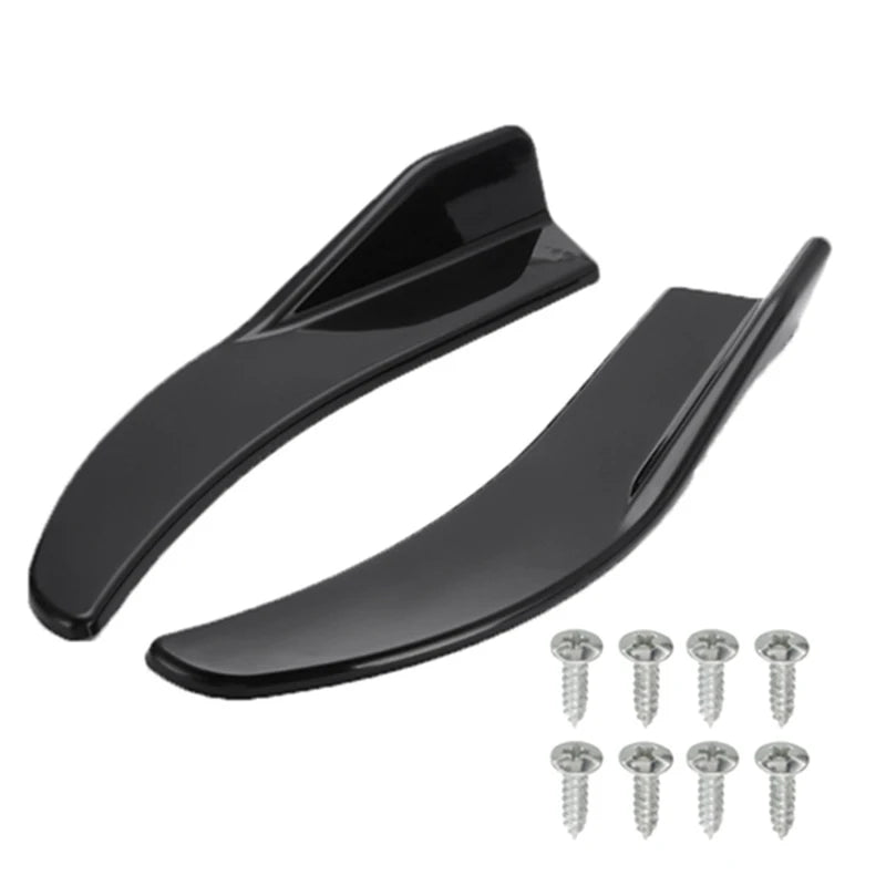 1 Pair Car Bumper Spoiler Front Rear Lip Anti-collision Car Side Skirt For