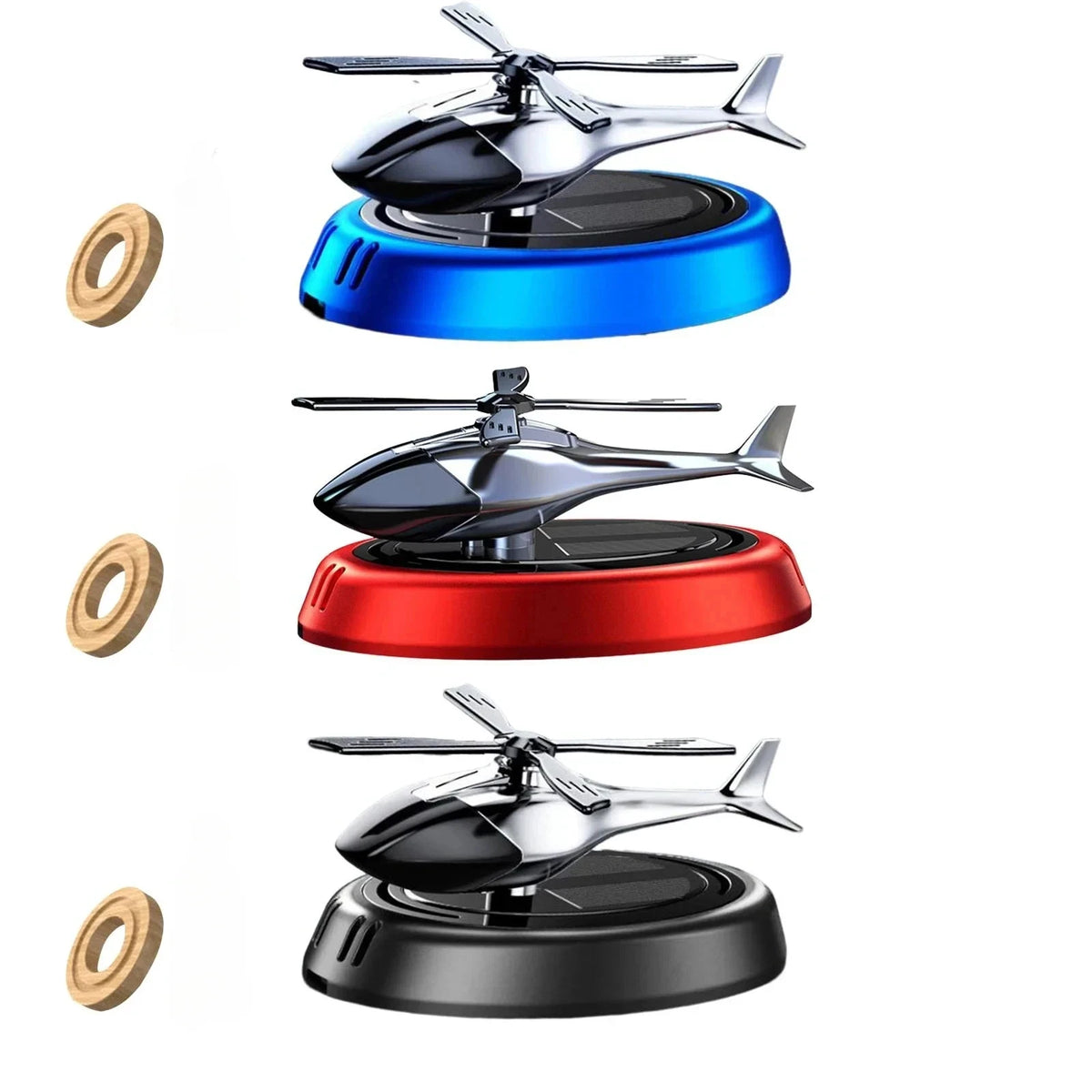 Solar Car Air Freshener Perfume Helicopter Decor Interior Decor Solar Car