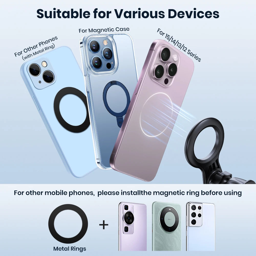 TOPK MagSafe Car Phone Holder Magnetic Car Phone Mount Hands Free Air Vent