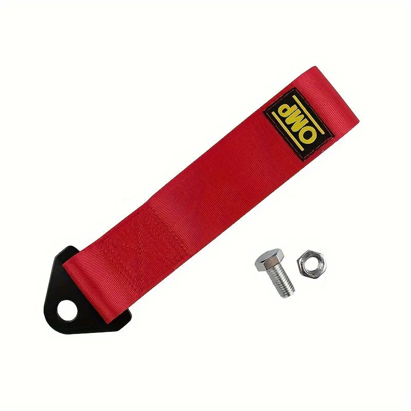 Car Tow Strap Nylon Towing Rope Front Tow Eye Strap for Car Compatible with