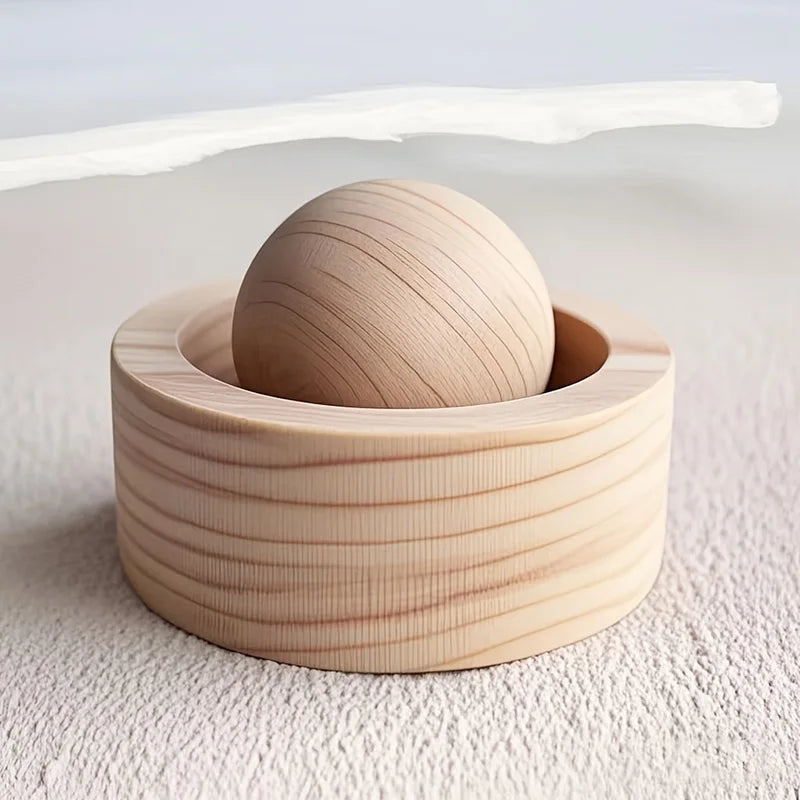 Car & Home Essential Oil Diffuser - Made of Wood Mini Cute Natural