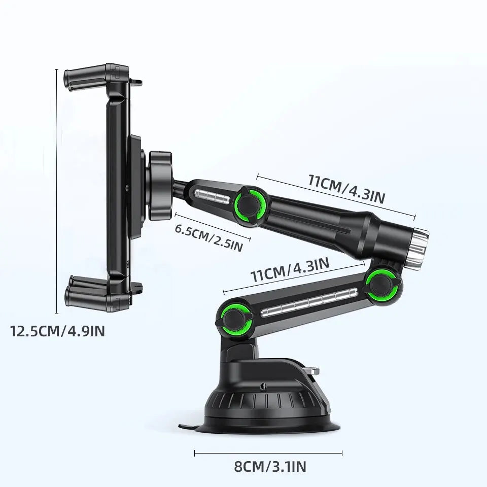 Dashboard Tablet Holder for Car Suction Car Mount with for All 7"-15" Pad