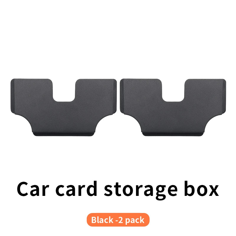 Car Card Storage Box Car Mounted Card Holder Voucher Storage Case Car