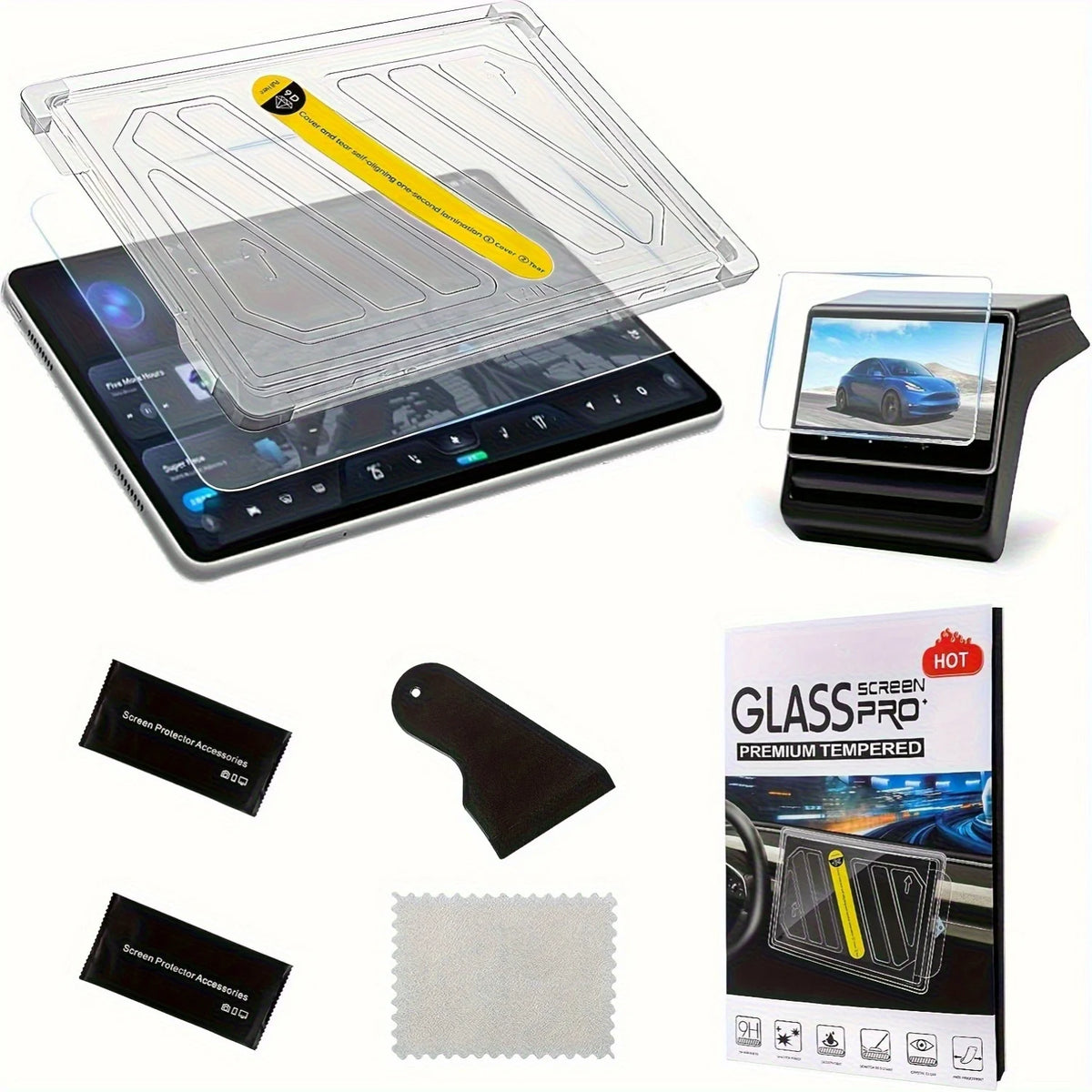 For Tesla Model Y YL 2026 Juniper 16 Inch Tempered Glass Screen Protector