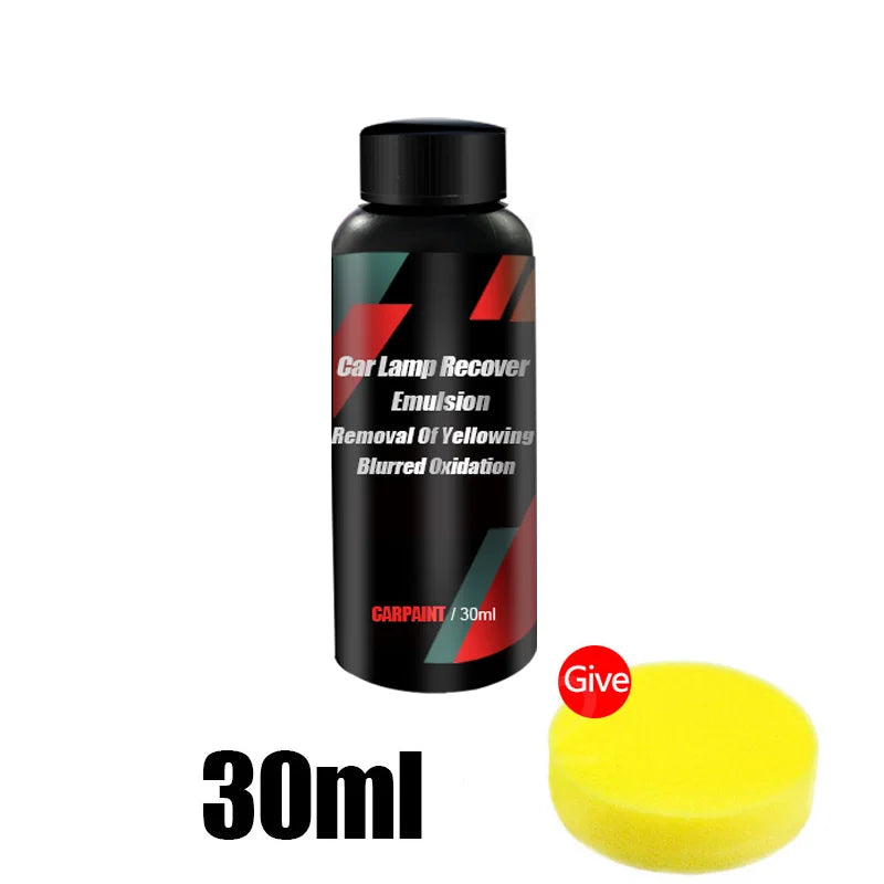 Car Headlight Restoration Polish & Scratch Remover
