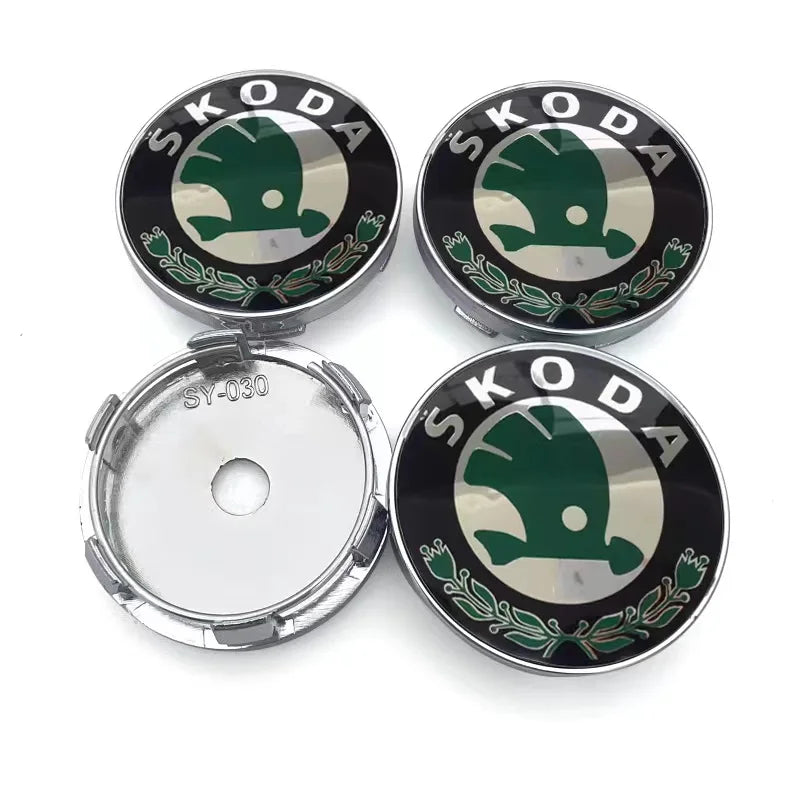 4pcs 56/60mm Car Wheel Center Hub Cap Car Rims Dust-Proof Cover Hubcaps For