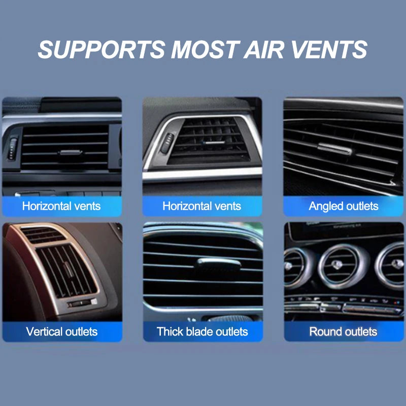 SEAMETAL Air Vent Car Phone Holder 6-Joint 360-Degree Gravity Phone Mount